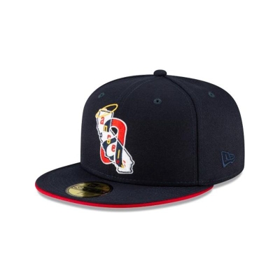 Sapca New Era Los Angeles Angels MLB Double Logo 59FIFTY Fitted - Rosii